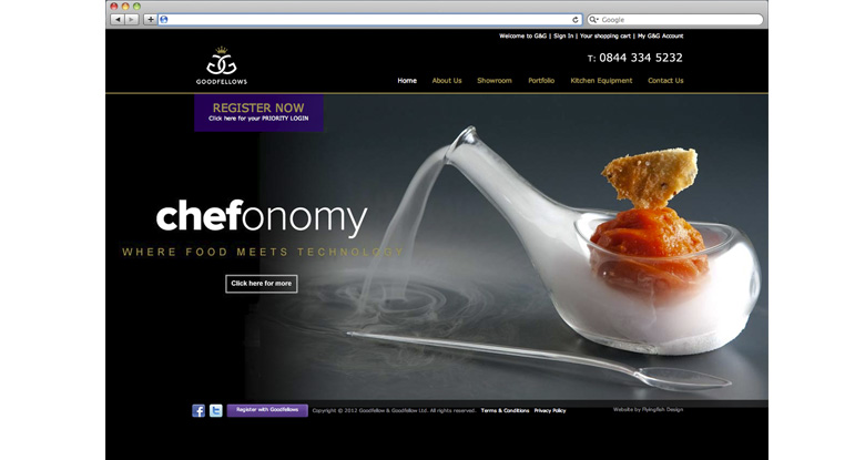 Goodfellow & Goodfellow. E commerce website