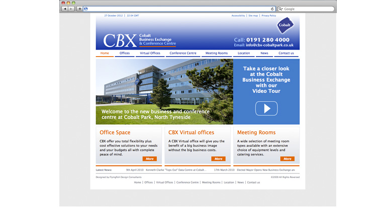 CBX. Corporate website 